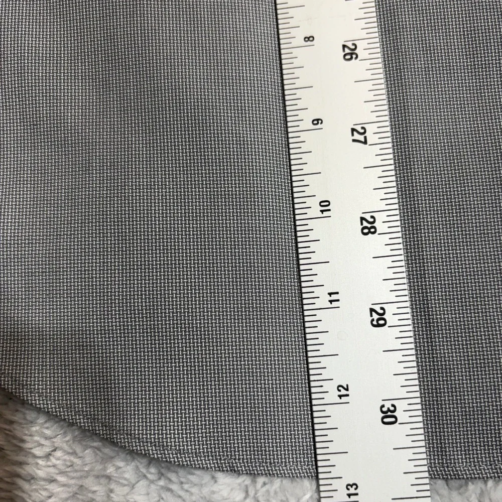 Banana Republic Shirt Men M Grey Grant Fit Non-Iron Cotton Long Sleeve Button-Up